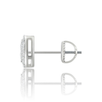 Par de Aros Mega-Corazón Oro VVS