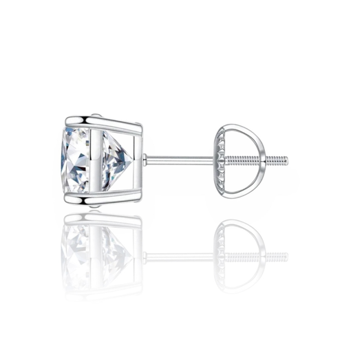 Par de Aros Stud Oro VVS