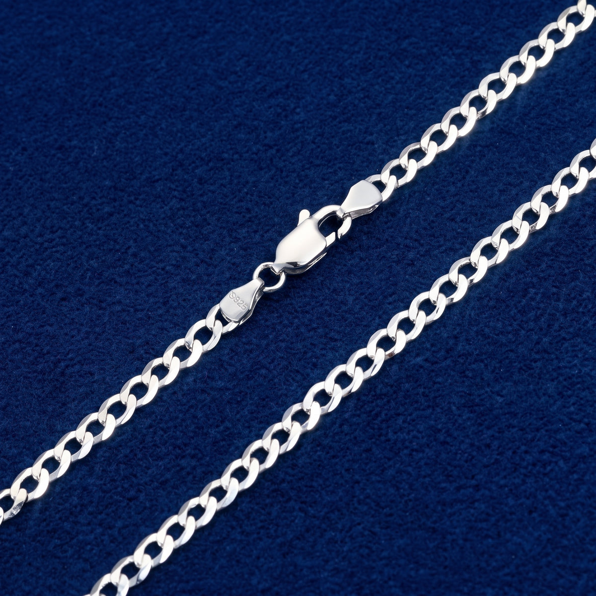 CADENA CURB PLATA 3MM