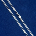 CADENA CURB PLATA 3MM