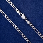 CADENA FÍGARO PLATA 3MM