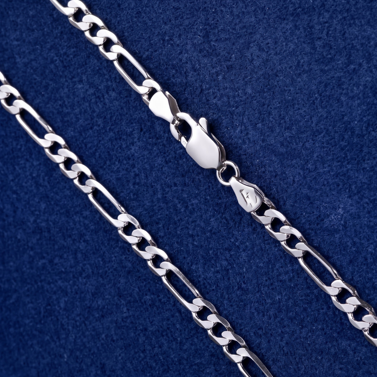 CADENA FÍGARO PLATA 3MM