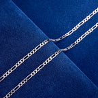 CADENA FÍGARO PLATA 3MM