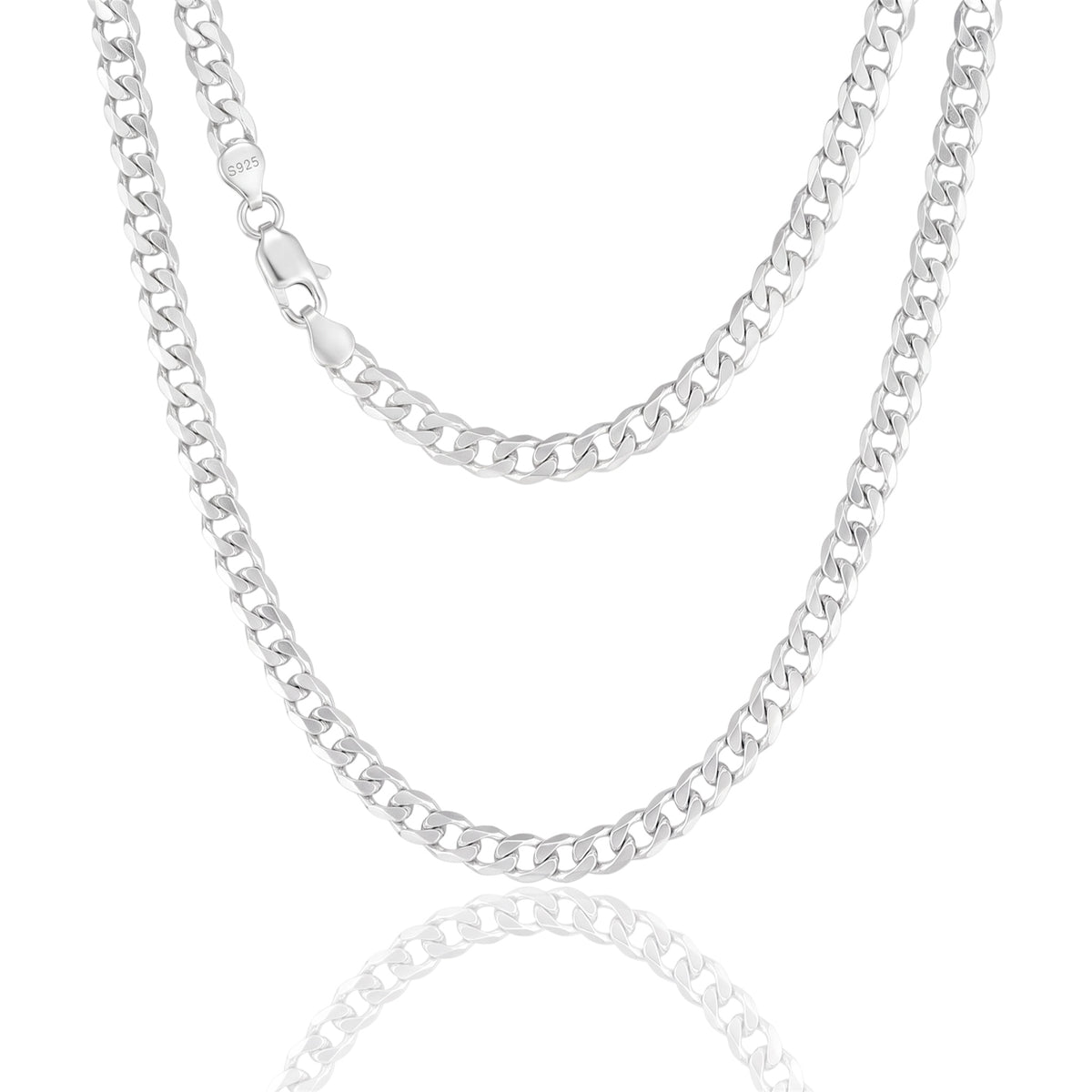 CADENA CURB PLATA 3MM