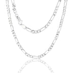 CADENA FÍGARO PLATA 3MM