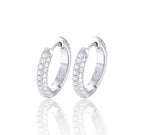 Par de Argollas Huggie Oro VVS