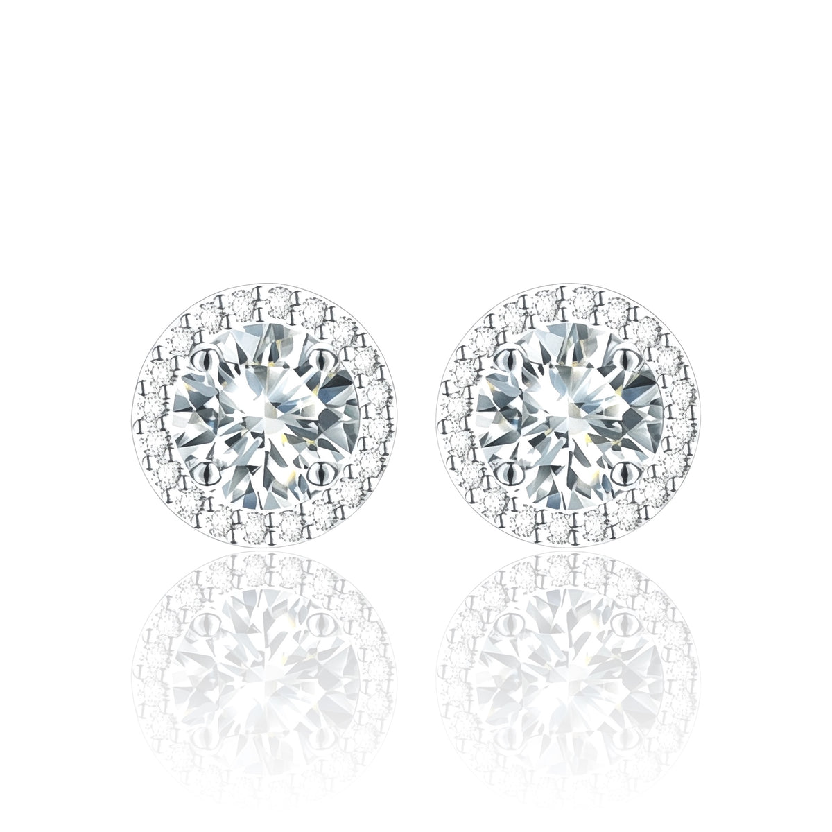 Par de Aros Halo VVS