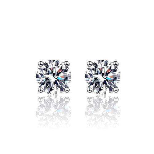 Par de Aros Stud Oro VVS