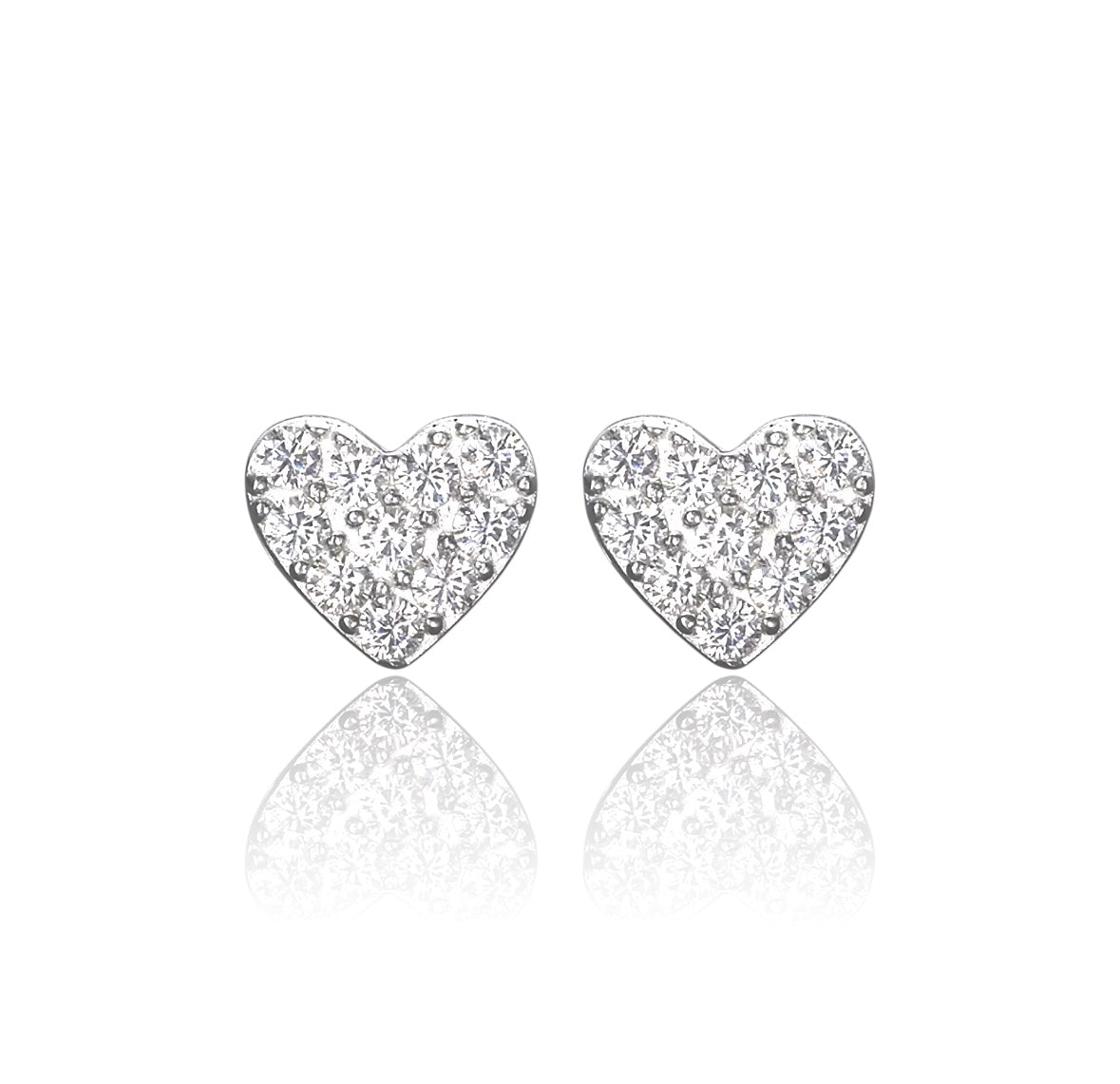 Par de Aros Corazón VVS