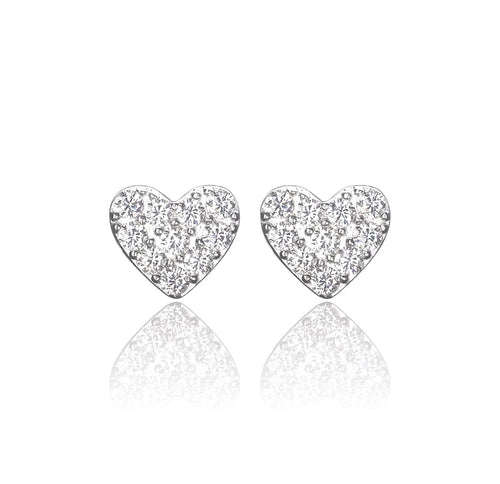 Par de Aros Corazón VVS