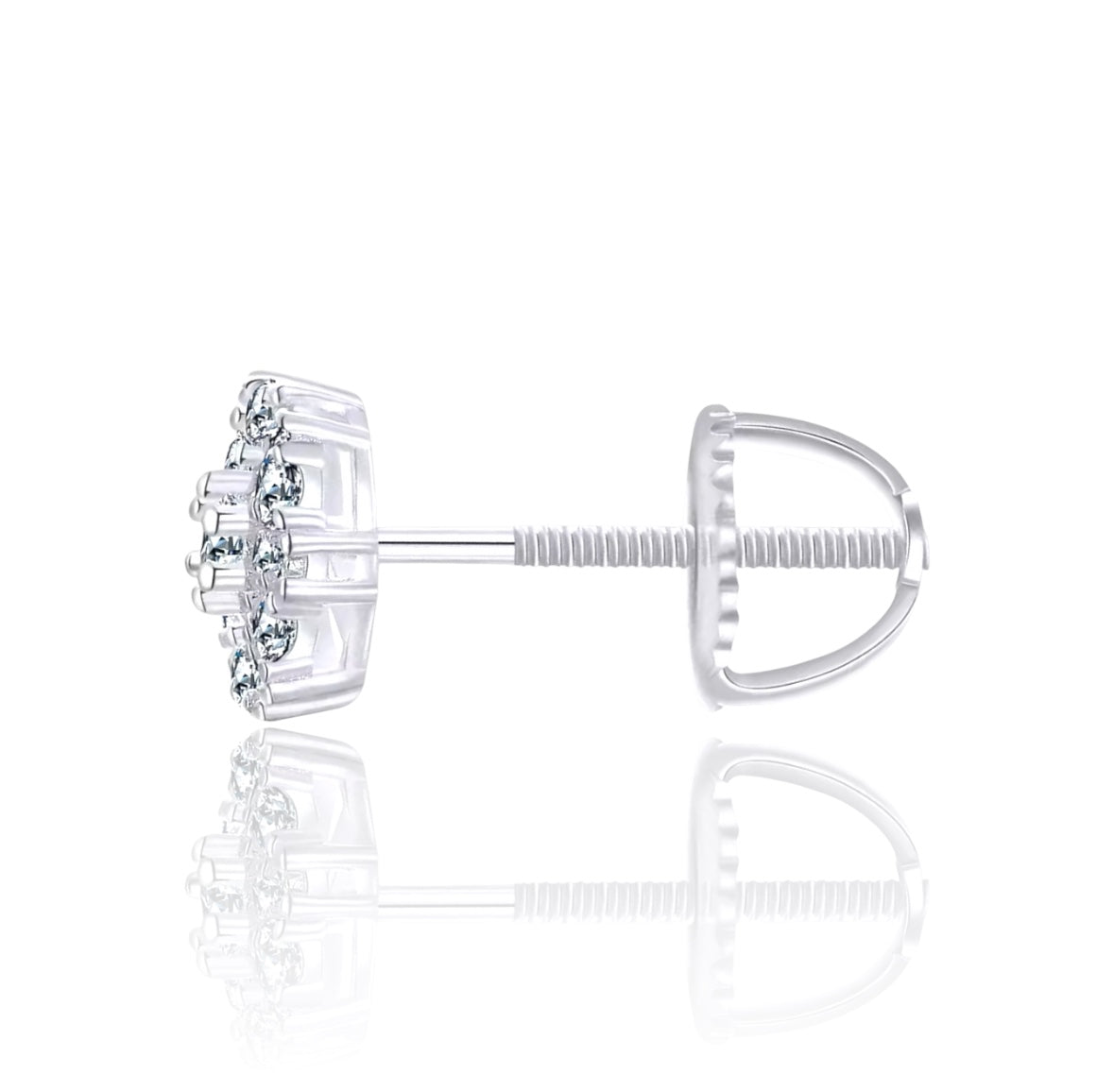 Par de Aros Cluster Oro VVS