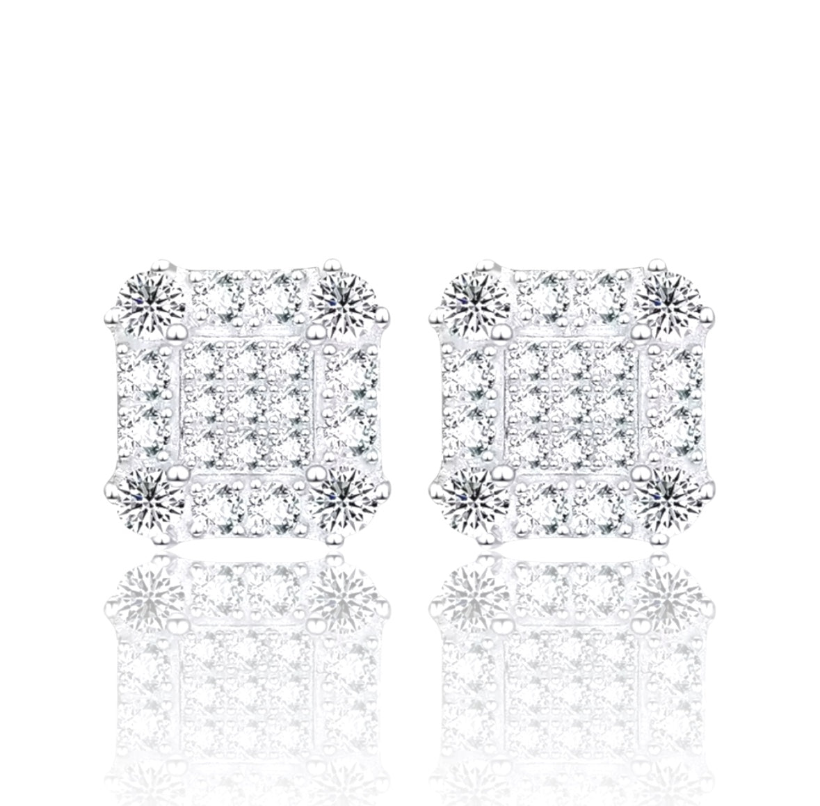 Par de Aros Cluster Oro VVS