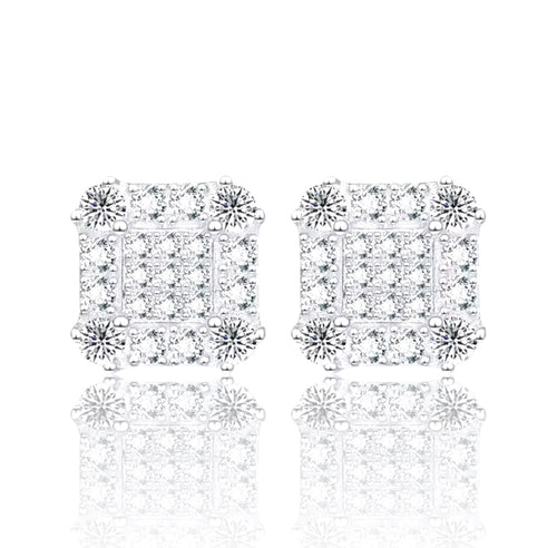 Par de Aros Cluster Oro VVS