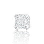 SQUARE CLUSTER ORO VVS | 1 Unidad
