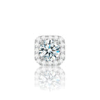 SQUARE HALO ORO VVS | 1 Unidad