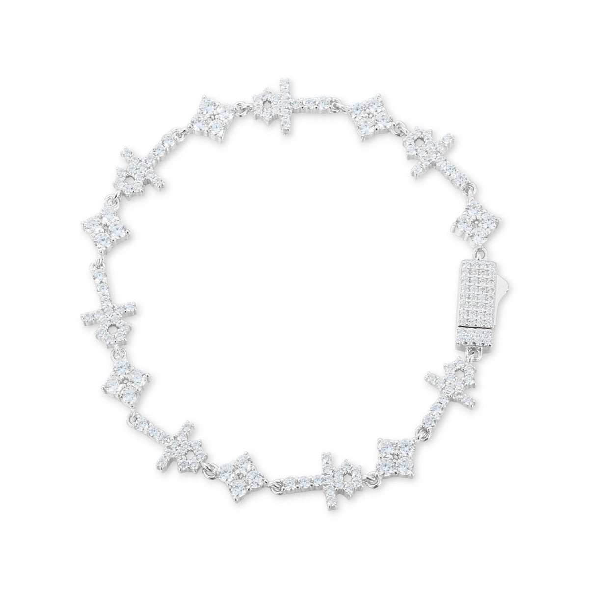 PULSERA ANJ CROSS ORO VVS