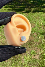 Par de Aros Mosaic-Cluster Oro VVS