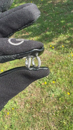 Par de Argollas Huggie Oro VVS