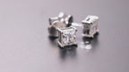 PAR SQUARE STUD ORO VVS