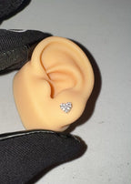 Par de Aros Corazón VVS